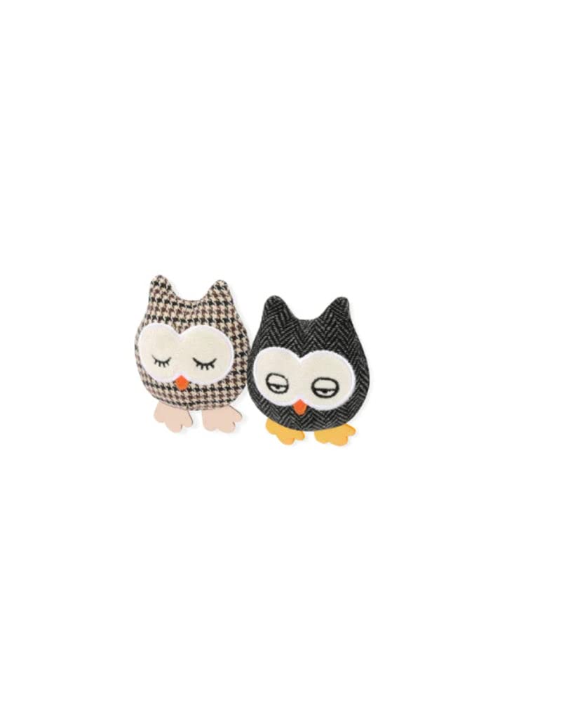 P.L.A.Y. PET Lifestyle and You Feline Frenzy HOOTIFUL Owls Plush