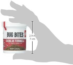 Fluval Bug Bites Cichlid Fish Food, 1.59 oz