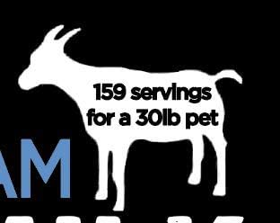 Nature's Diet Pet Dried Whole Cream Goat Milk for use as High Protein