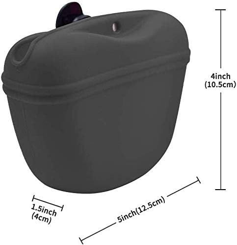 RoyalCare Silicone Dog Treat Pouch-Small Training Bag-Portable Dog