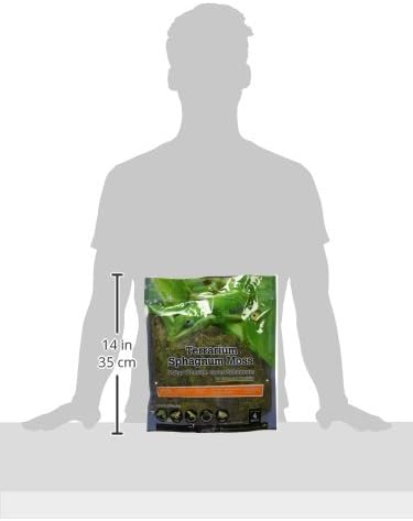 Galápagos (05213) Terrarium Green Sphagnum Moss, Natural, 4 Quart