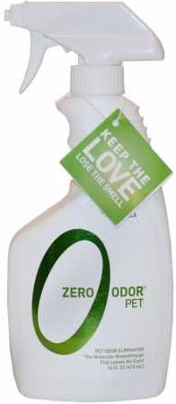 Zero Odor Pet Odor Eliminator, Air and Surface Odor Remover for Carpet