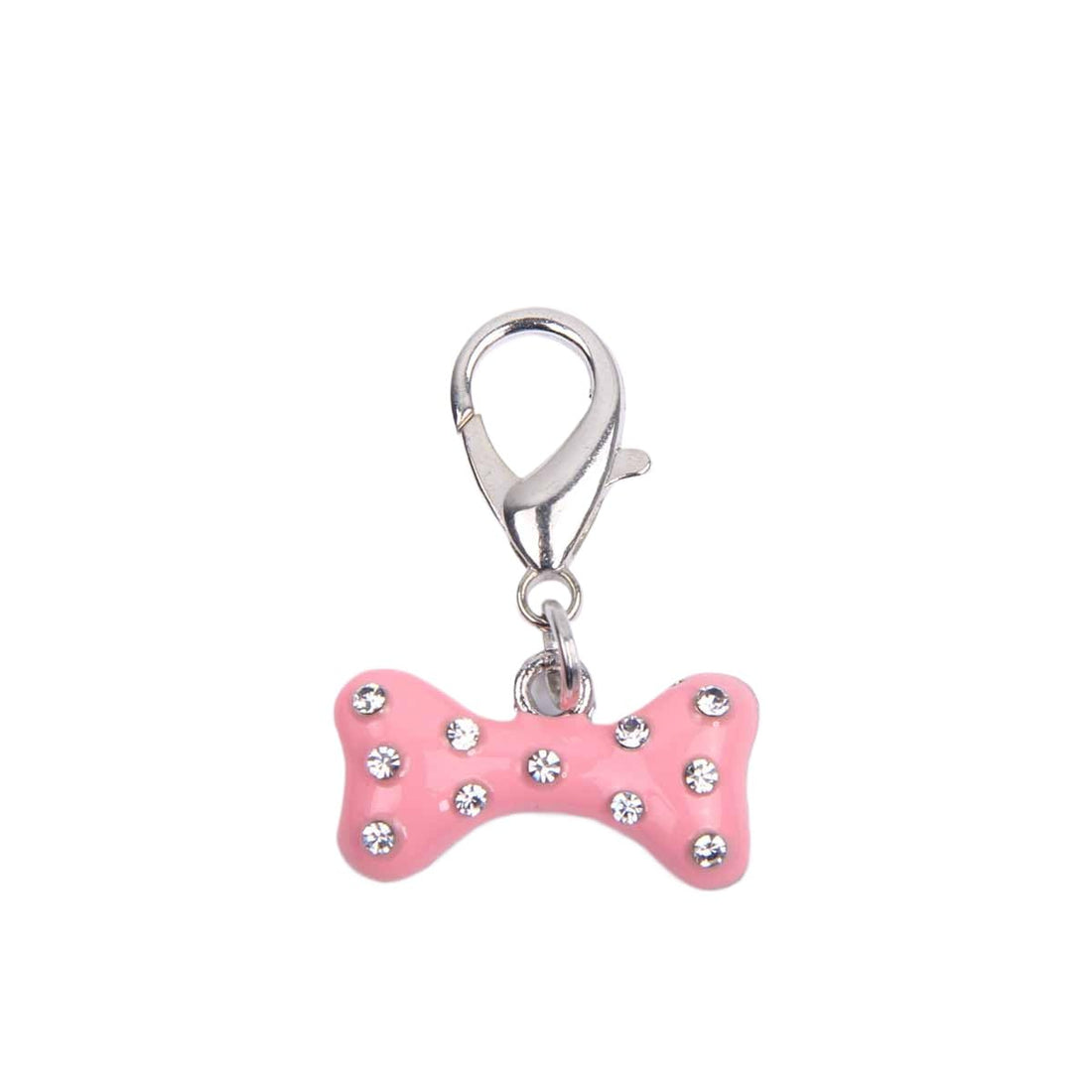 XKSRWE Bling Rhinestones Bone Charm Pendant Jewelry for Pet Dog Cat