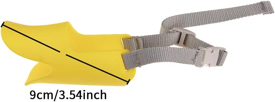 Dog Muzzle, Anti Bite Silicone Duck Mouth Shape Dog Mouth Covers