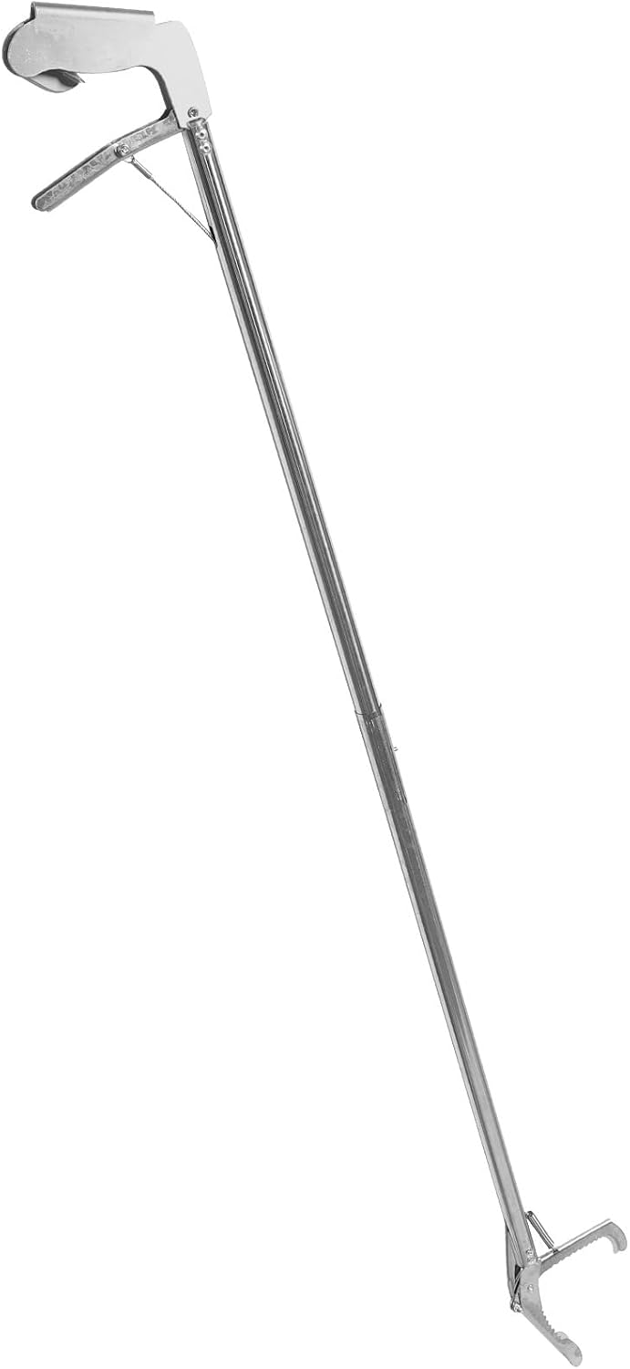 Abaodam Snake Catcher Clip Stainless Steel Folding 47.16 in
