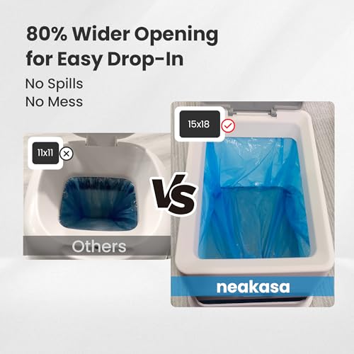 Neakasa White PooGuard Litter Disposal Bin