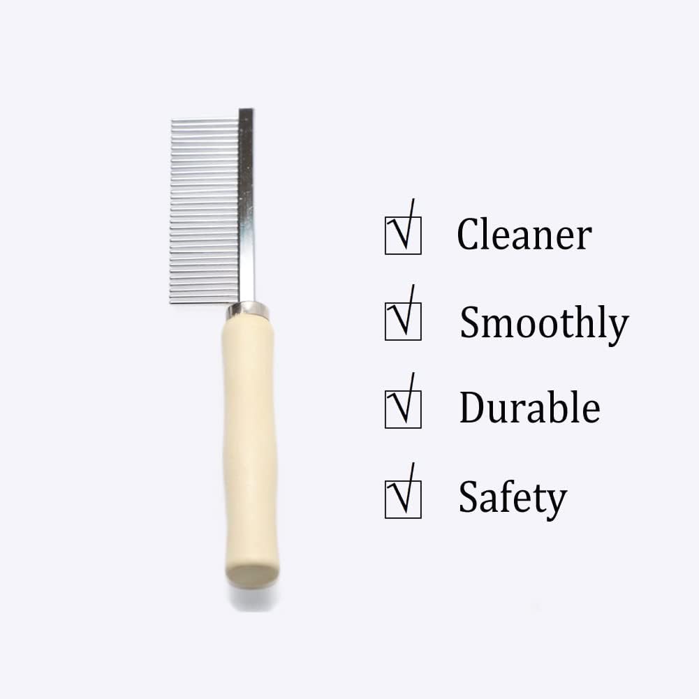 Wooden Handle Grooming Comb for Dogs & Cats