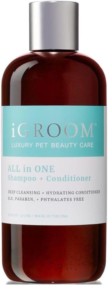iGroom All-in-One Dog Shampoo + Conditioner, Luxury Pet Beauty Care