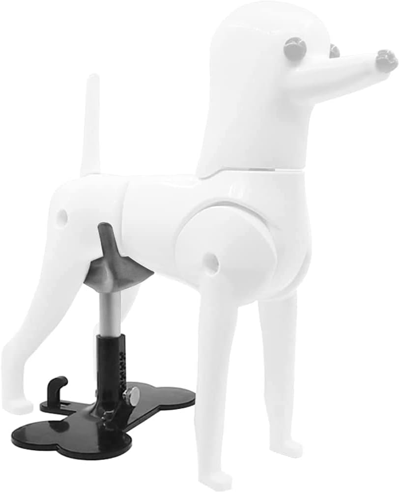 Pet Dog Grooming Chair - Adjustable Height Dog Beauty Seat Rack Dog