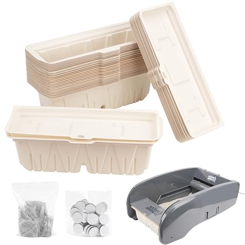 LUVCOSY 30 PCs Disposable Waste Receptacles with Charcoal Bags