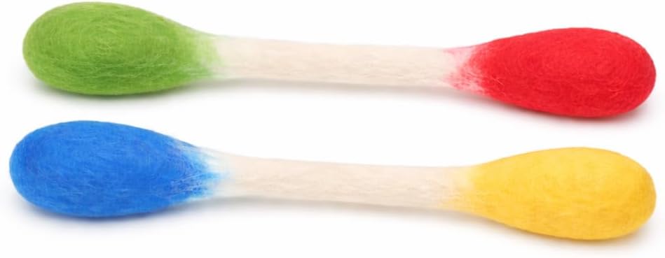 Glaciart One XXL Swabs Cat Toys with Catnip - 2 Pk | Durable for Chew