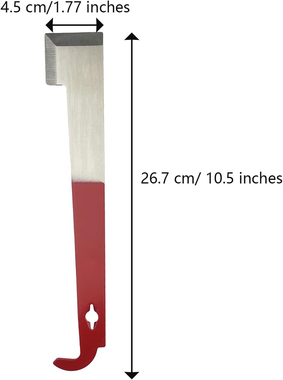 5 Pack Steel J Hook Bee Hive Tool Frame Lifter and Scraper