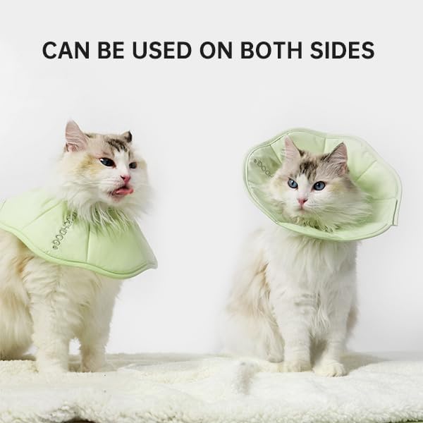 Touchdog Soft Cat Cone Collar, Waterproof Recovery E-Collar