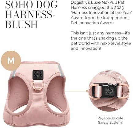 DOGISTRY - SoHo Walking Bundle - Blush Pink - Medium for Small Dogs
