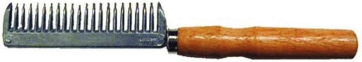 Partrade Trading Corporation Aluminum Comb with Wood Handle
