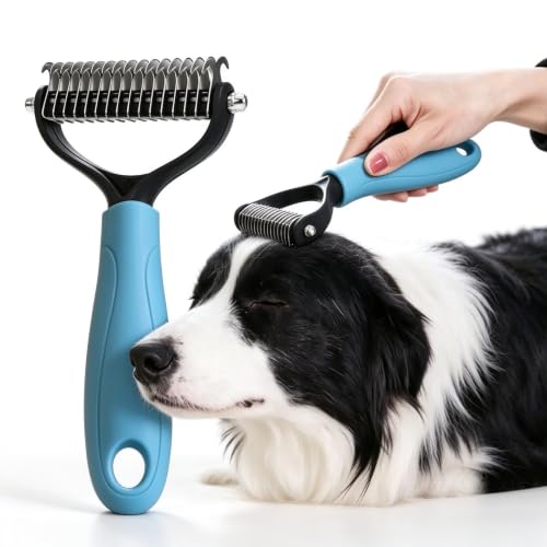 Pet Dematting Comb Set for Long Hair Grooming