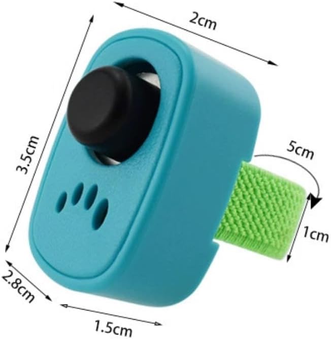 Ruconla Dog Clicker with Finger Ring 5 Pack