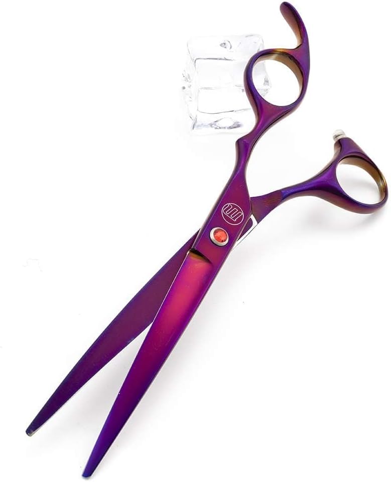 Moontay Professional 7.0" Dog Grooming Scissors Set, 4-pieces Straight