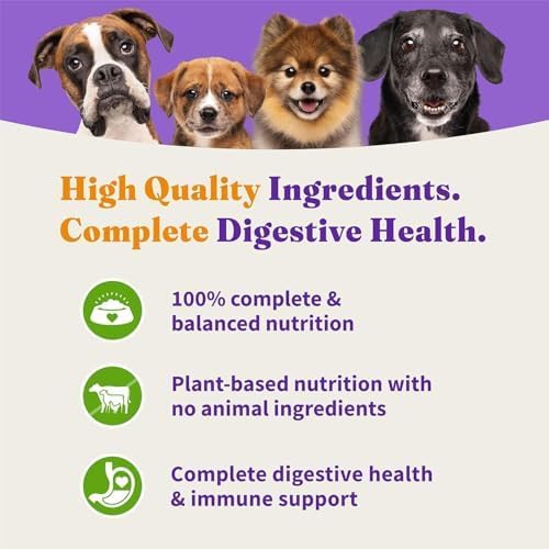 Halo Holistic Dry Dog Food, Vegan Plant-Based Recipe, Superfoods