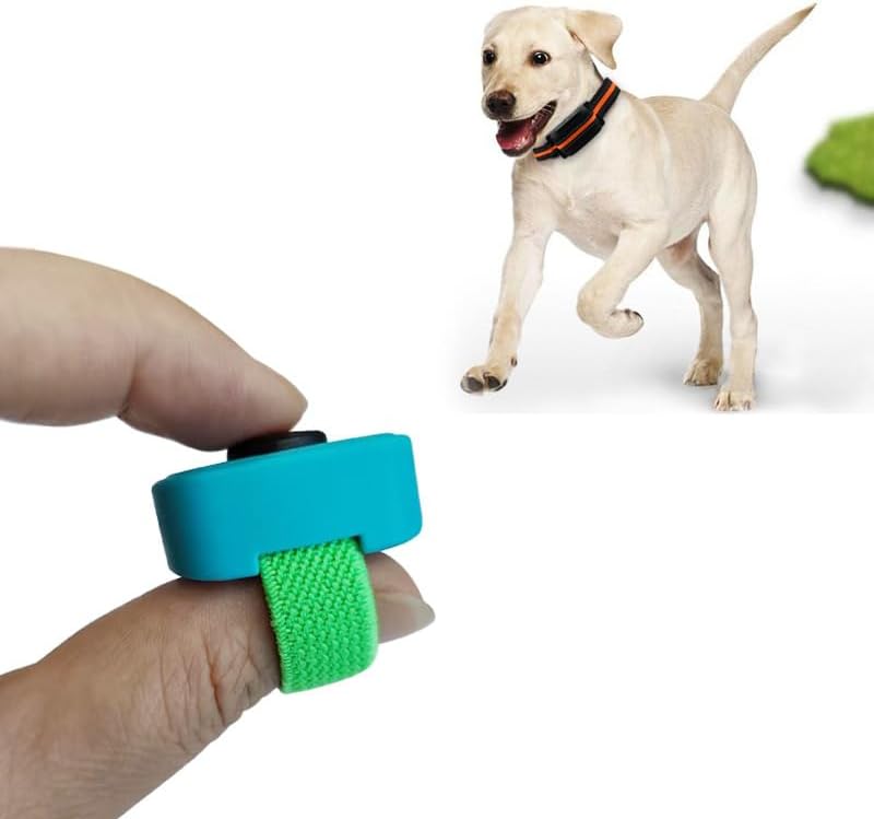 Ruconla Dog Clicker with Finger Ring 5 Pack