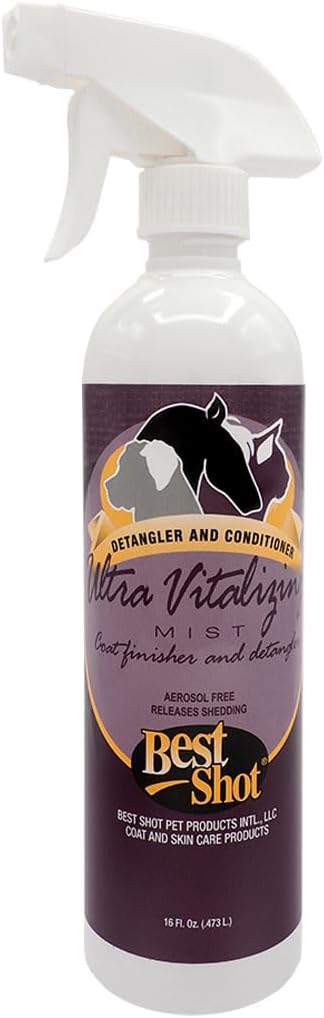 Best Shot Ultra-Vitalizing Mist Detangler and Conditioner with Pet
