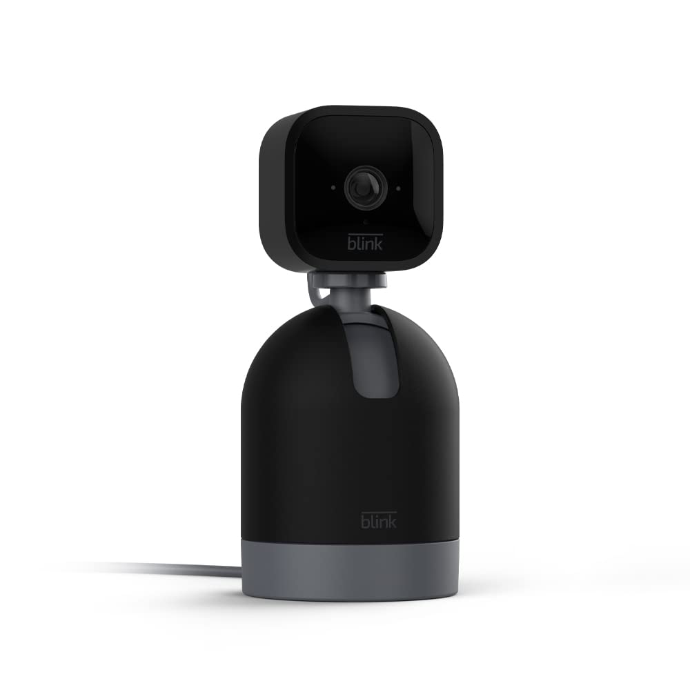 Blink Mini Pan-Tilt Camera, Rotating indoor plug-in smart security