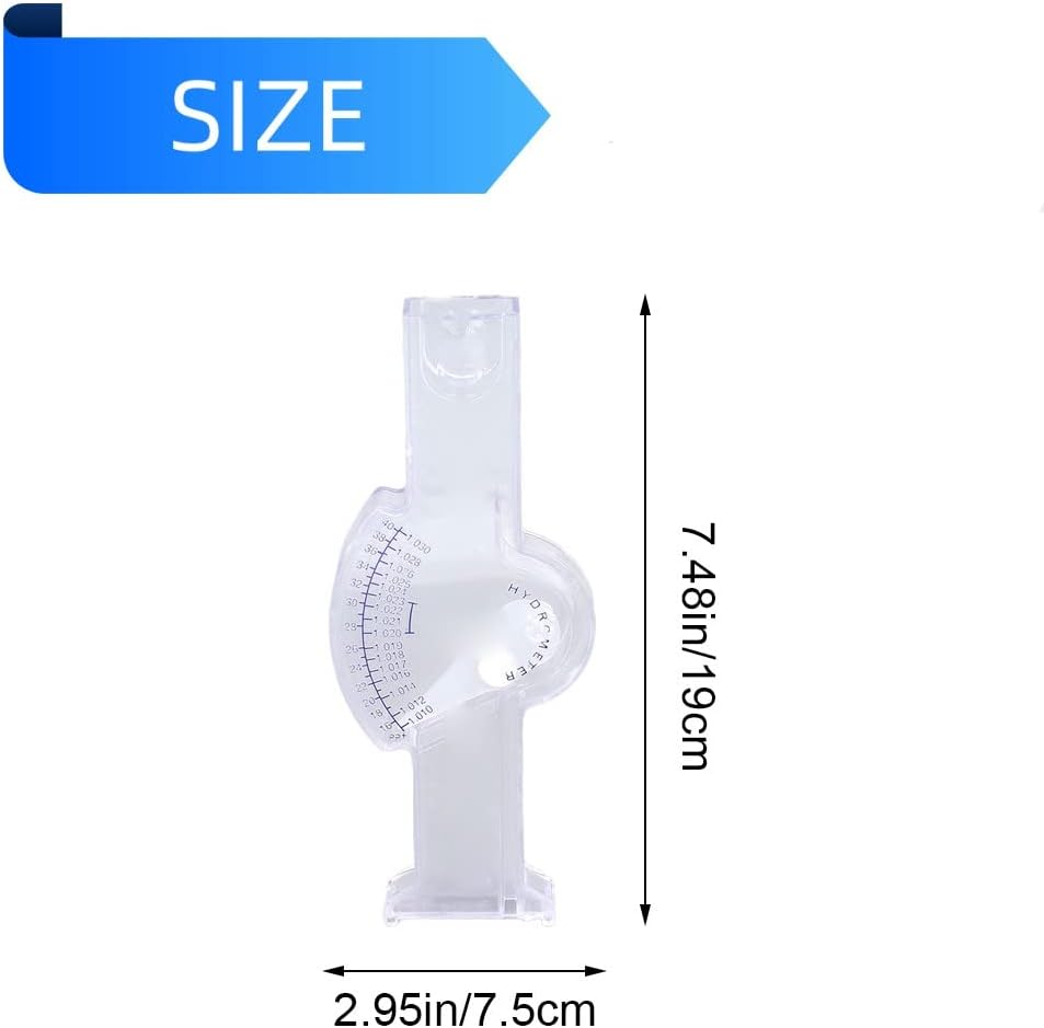 Hydrometer Saltwater Aquarium Salinity Tester for Saltwater Aquarium
