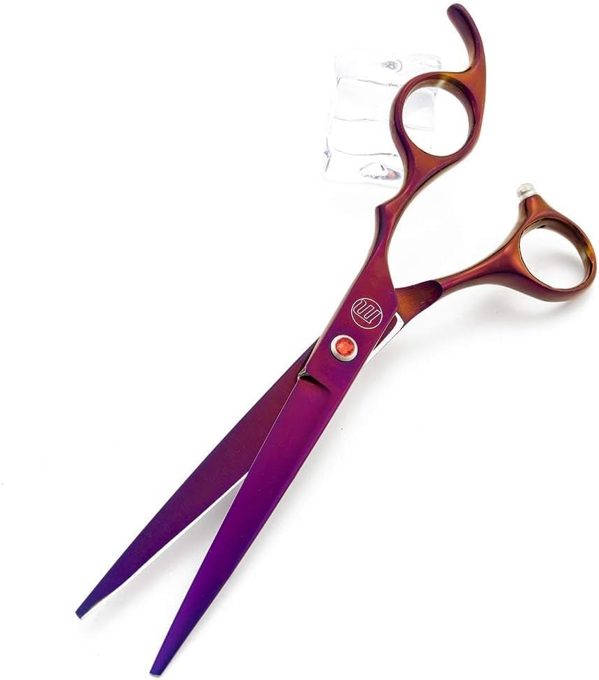 Moontay Professional 7.0" Dog Grooming Scissors Set, 4-pieces Straight