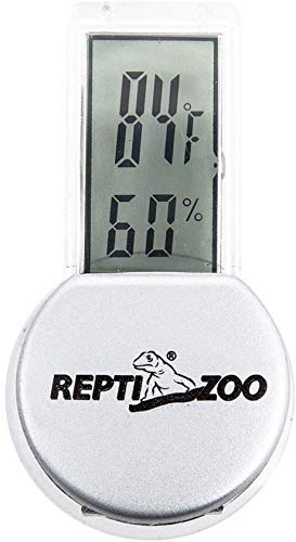 REPTI ZOO Reptile Thermometer Hygrometer with Suction Cup