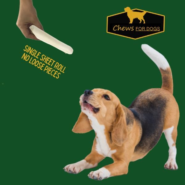 Premium Chews for Dogs Retriever Roll 7-8 Inches Extra Thick (20 Pack)