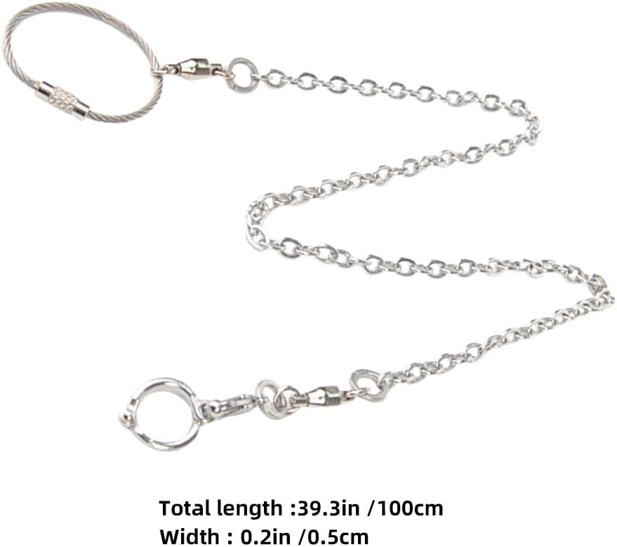 1Pc Bird Foot Chain Flying Stainless Steel Training Rope Outdoor