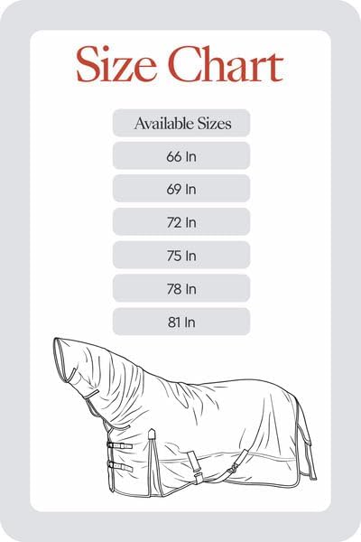 HORZE Glasgow Waterproof Combo Turnout Horse Blankets for Real Horses