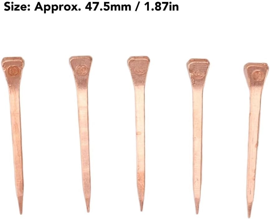 250Pcs Copper Coated Horseshoe Nails E3/E4/E5