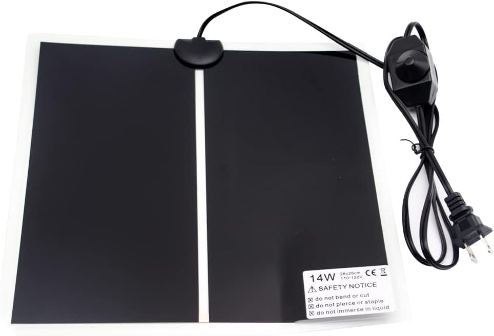 Reptile Heating Pad Under Tank Heater 7W/14W Waterproof Heat Mat