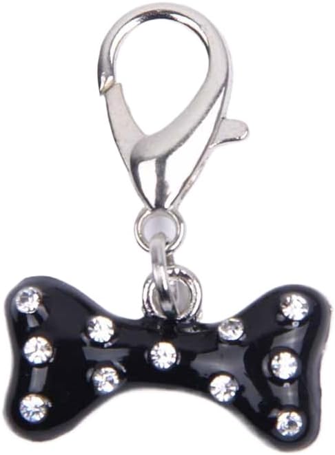 Bling Rhinestones Bone Charm Pendant Jewelry for Pet Dog Cat Puppy