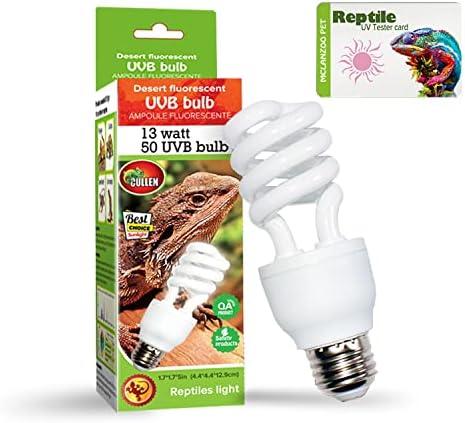 UVA UVB Light Reptile Bulb 10.0 13W Desert Compact Fluorescent