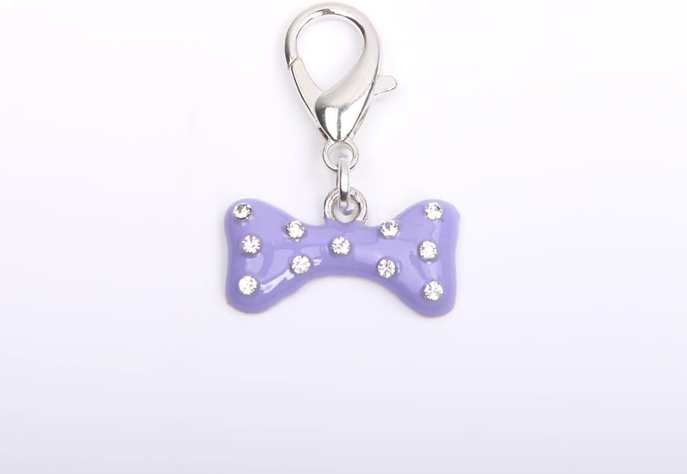 Bling Rhinestones Bone Charm Pendant Jewelry for Pet Dog Cat Puppy