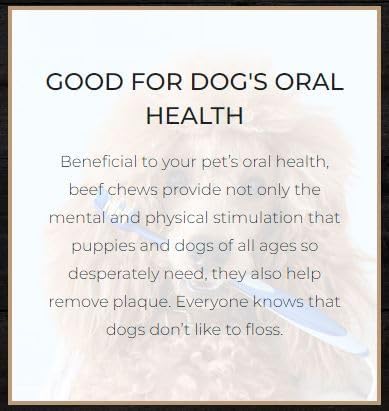 Frankly Original Natural Flavored Beef Chew Dog Retriever Rolls