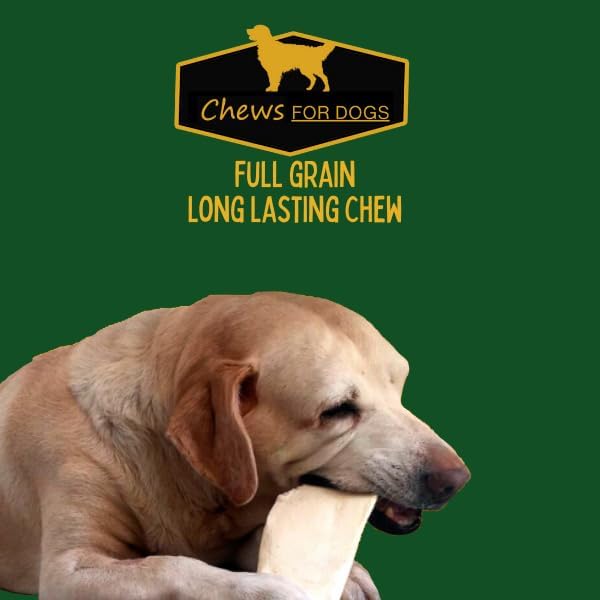Chews for Dogs Premium Rawhide Chips – Natural Long-Lasting Treats