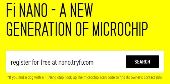 Fi Nano Microchip for Dogs - 20-Pack - Free Lifetime Registration