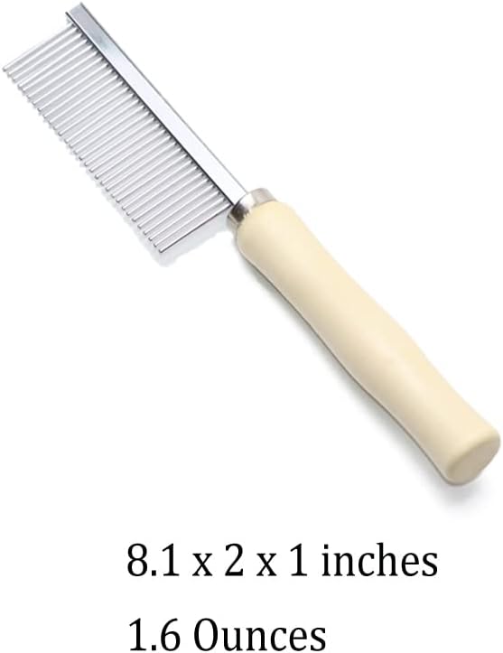 Wooden Handle Grooming Comb for Dogs & Cats
