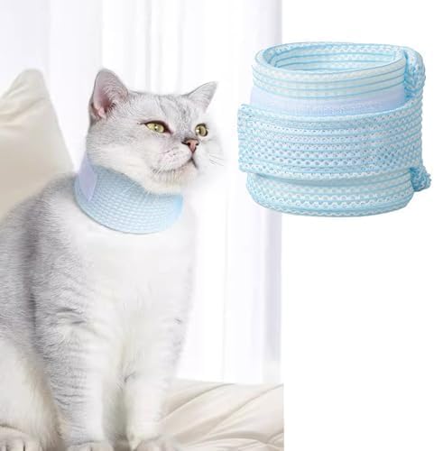 Cat Neck Brace Cover - Breathable Elizabethan Collar for Post-Surgery
