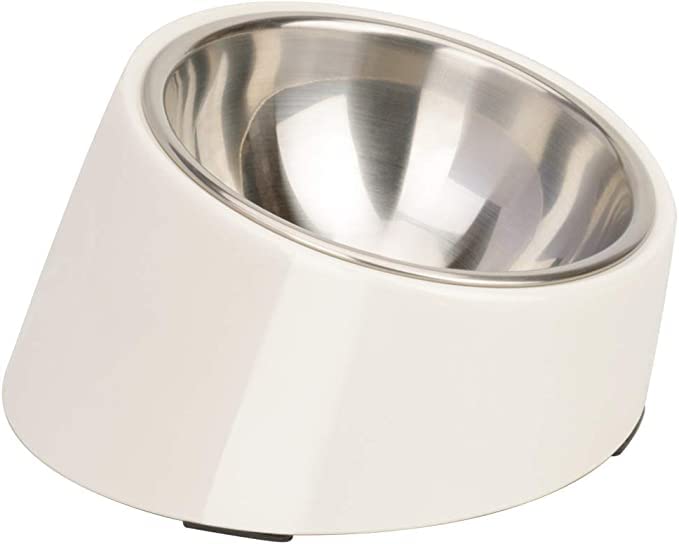 SuperDesign Mess Free 15° Slanted Bowl for Dogs and Cats