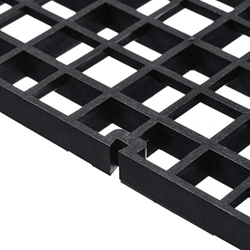RLECS 2pcs 30cm x 15cm Plastic Grid Divider Tray Egg Crate Louvre
