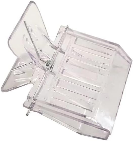 APlayfulBee 15 Pcs Queen Bee Cage Catcher Clip Transparent Plastic