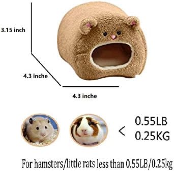 Rat Hamster Warm Bed House Cusion Fleece Hut Hanging Hammock Cute Toy