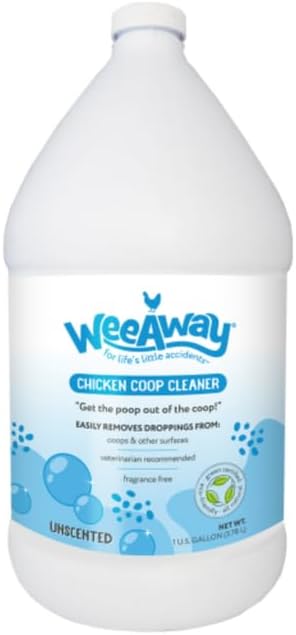 Wee Away Heavy Duty Chicken Coop Cleaner, Multi-Surface Odor Remover