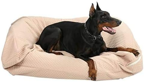 4Knines Quilted Dog Bed Cover, Waterproof Heavy‑Duty Washable