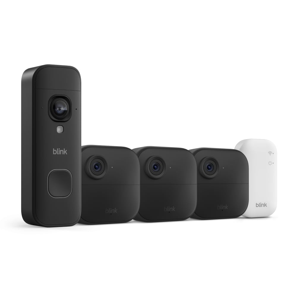 Blink Outdoor 4 and Battery Doorbell 2K+ — Two-year battery 1080p