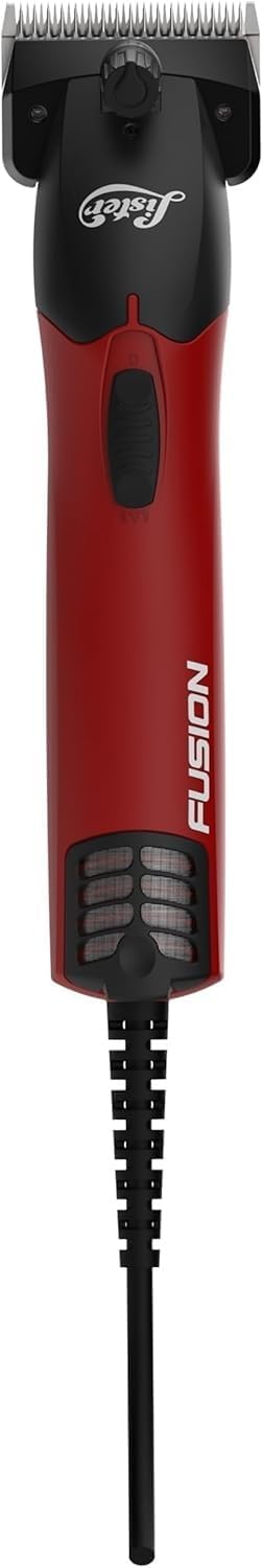 Lister Fusion Professional Animal Clipper, Two Speed, Red